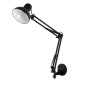 204200054 FLEXO DE PARED NEGRO 1xE27 SAMASSI GSC