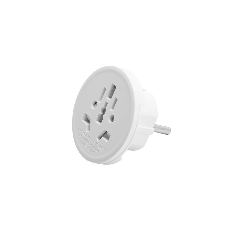 103005000 ADAPTADOR UNIVERSAL DE VIAJE BLANCO GSC 103005000 ADAPTADOR UNIVERSAL DE VIAJE BLANCO GSC