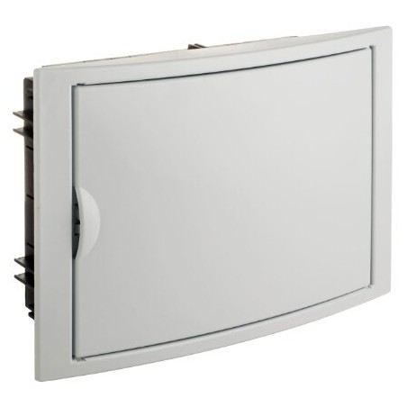 5012 CAJA EMPOTRABLE 14 ELEMENTOS MARCO Y PUERTA BLANCOS 320x233x75mm- ARELOS SOLERA