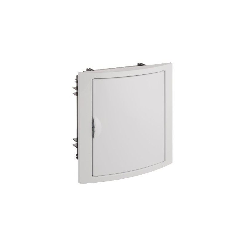 5108 CAJA EMPOTRABLE 8 ELEMENTOS MARCO Y PUERTA BLANCOS 205x233x72mm- ARELOS SOLERA