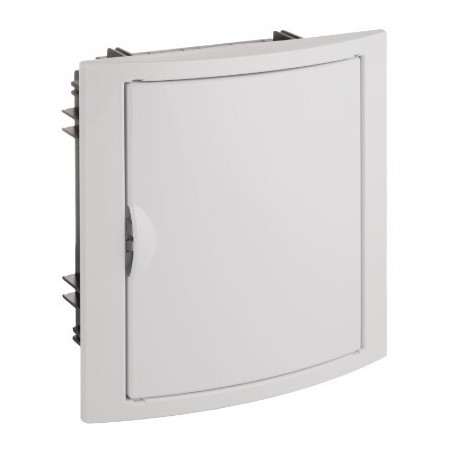 5108 CAJA EMPOTRABLE 8 ELEMENTOS MARCO Y PUERTA BLANCOS 205x233x72mm- ARELOS SOLERA