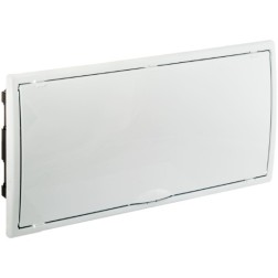 8690 CAJA EMPOTRABLE 22 ELEMENTOS MARCO Y PUERTA BLANCOS 450x222x72mm- ARELOS SOLERA