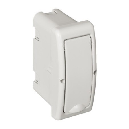 8692 CAJA EMPOTRABLE 2 ELEMENTOS MARCO Y PUERTA BLANCOS 60x130x62mm- ARELOS SOLERA