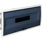 8690PF CAJA EMPOTRABLE 22 ELEMENTOS MARCO BLANCO Y PUERTA FUME 450x222x72mm- ARELOS SOLERA