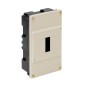 CAJA EMPOTRAR ICP HASTA 4 ELEMENTOS 115x188x 55mm-