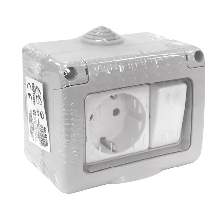 041005 CONMUTADOR + BASE ESTANCO IP55 16A 250V