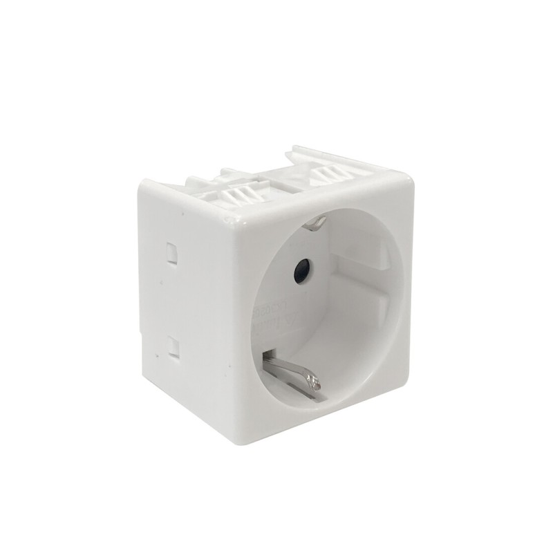 041014 BASE SCHUKO EMPOTRABLE 2P+T CON OBTURADOR