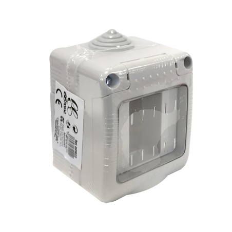 041022 CAJA DE SUPERFICIE CON TAPA 1 MODULO