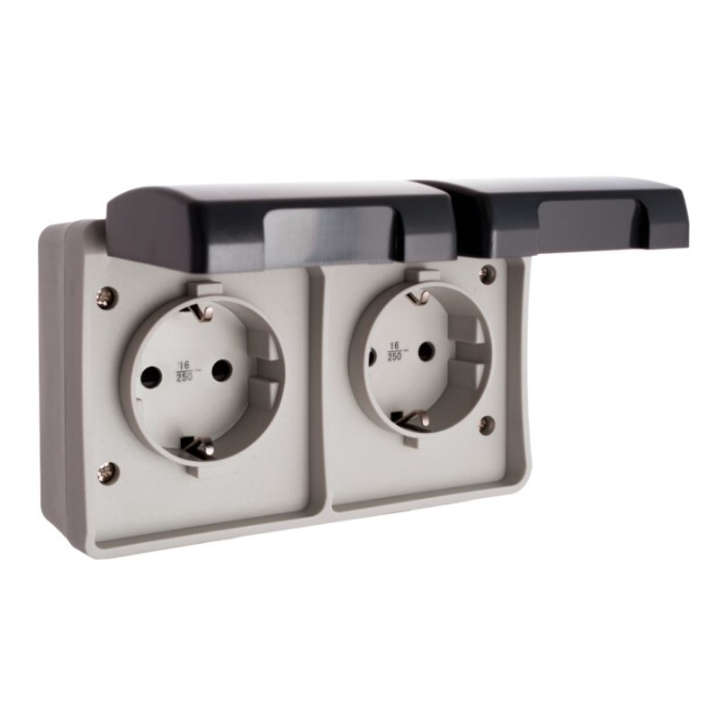 3366 BASE FIJA ESTANCA DOBLE IP44 SOLERA