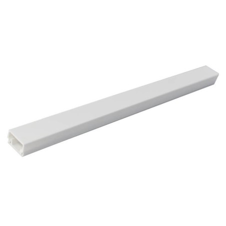 300614 MINI-CANALETA ELÉCTRICA BLANCA ADHESIVA 2M 16X16MM GSC