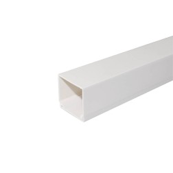 300616 CANALETA ELÉCTRICA BLANCA A TORNILLO 2M 25X25MM GSC