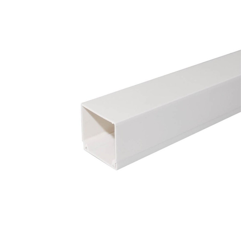 300616 CANALETA ELÉCTRICA BLANCA A TORNILLO 2M 25X25MM GSC