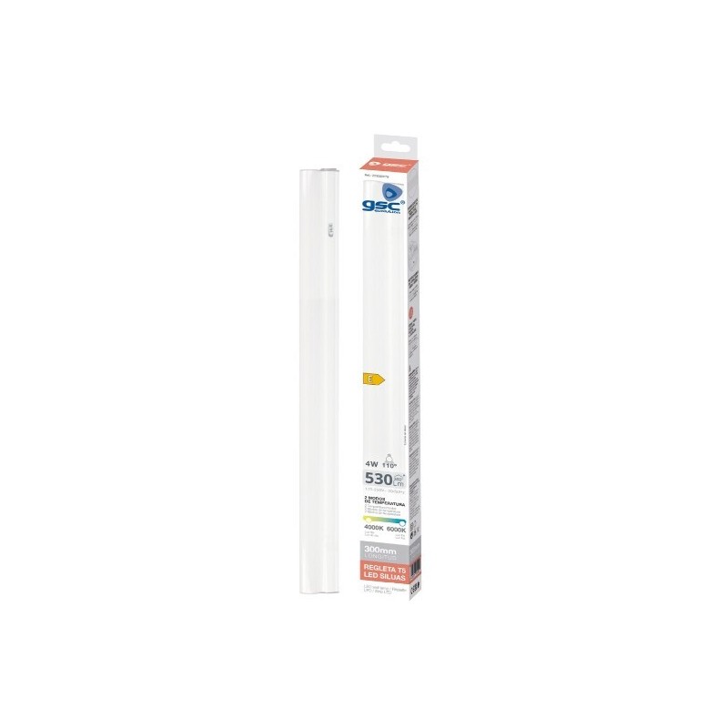 203800079 REGLETA LED T5 4W 4000K-6000K 300mm SILUAS GSC 203800079 REGLETA LED T5 4W 4000K-6000K 300mm SILUAS GSC