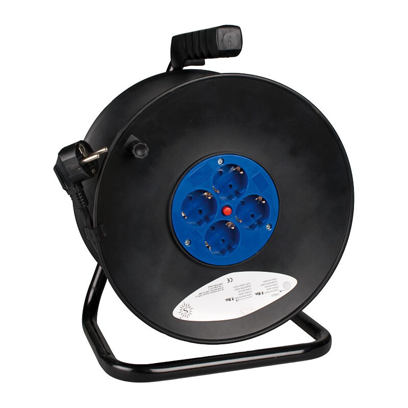 7427-2 50m EXTENSIBLE ENROLLACABLES 4T 3x1,5mm 3500W IP20 SOLERA