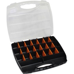 2045 ESTUCHE PLASTICO MULTIUSOS 22 COMPARTIMENTOS