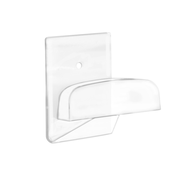 P3003T PERCHA GRANDE ADHESIVA TRANSPARENTE