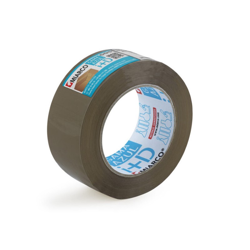 22706 CINTA ADHESIVA POLIPROPILENO GAMA AZUL MARRÓN 48mm x 66m MIARCO