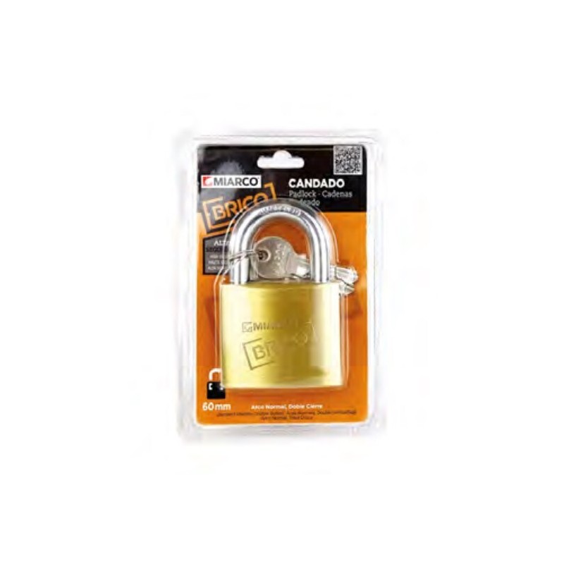 10943 CANDADO ARCO NORMAL 50mm BLISTER AN-50B MIARCO