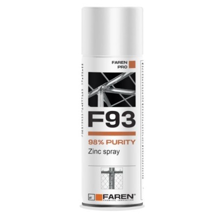 F93 SPRAY GALVANIZADO CINC PROFESIONAL 98% 400ml-