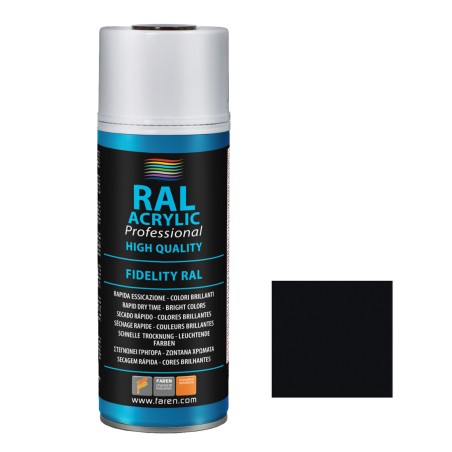 5VB400 SPRAY PINTURA NEGRO BRILLO RAL 9005 400ml-