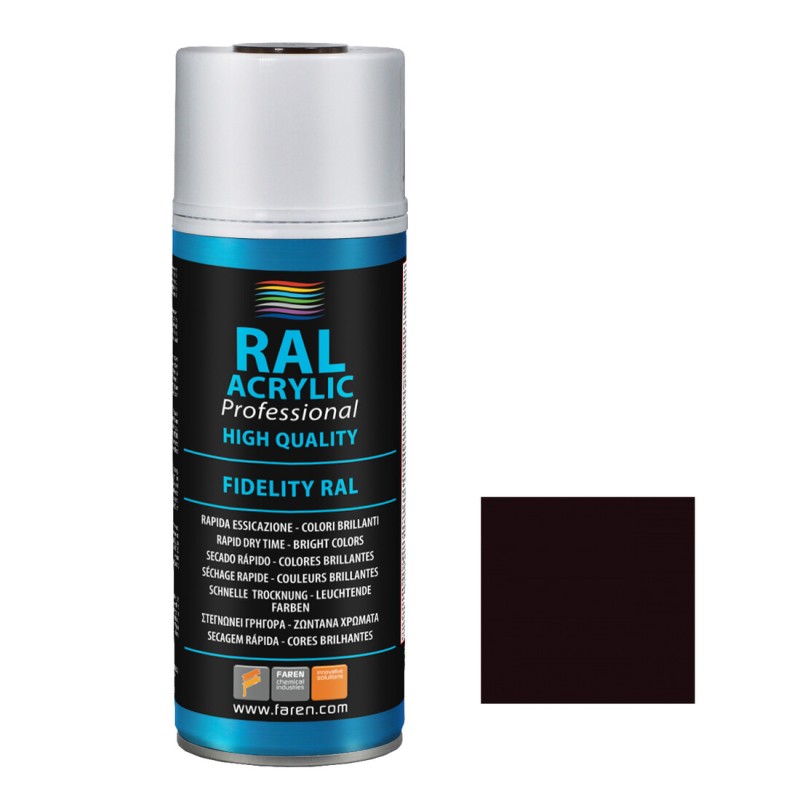 5VA400 SPRAY PINTURA MARRON CHOCOLATE RAL 8017 400ml 5VA400 SPRAY PINTURA MARRON CHOCOLATE RAL 8017 400ml