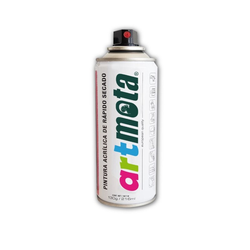 LA01 PINT ACRILICA 216ML NEGRO BRILLO R9005 MOTA