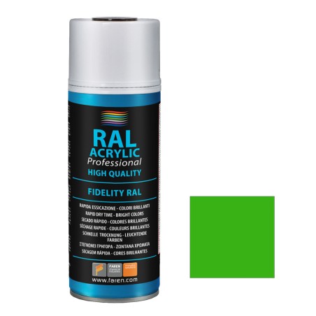 5VR400 SPRAY PINTURA VERDE AMARILLENTO RAL 6018 FAREN