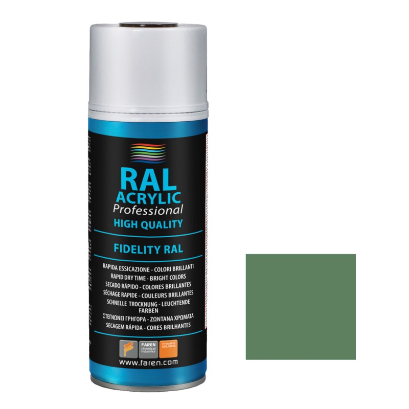 4VS400 SPRAY PINTURA VERDE RESEDA RAL 6011 400ml