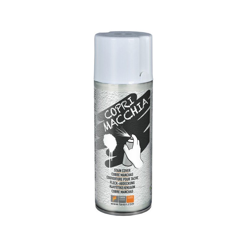 7VZ400 SPRAY PINTURA CUBRE MANCHAS BLANCO OPACO 400ml