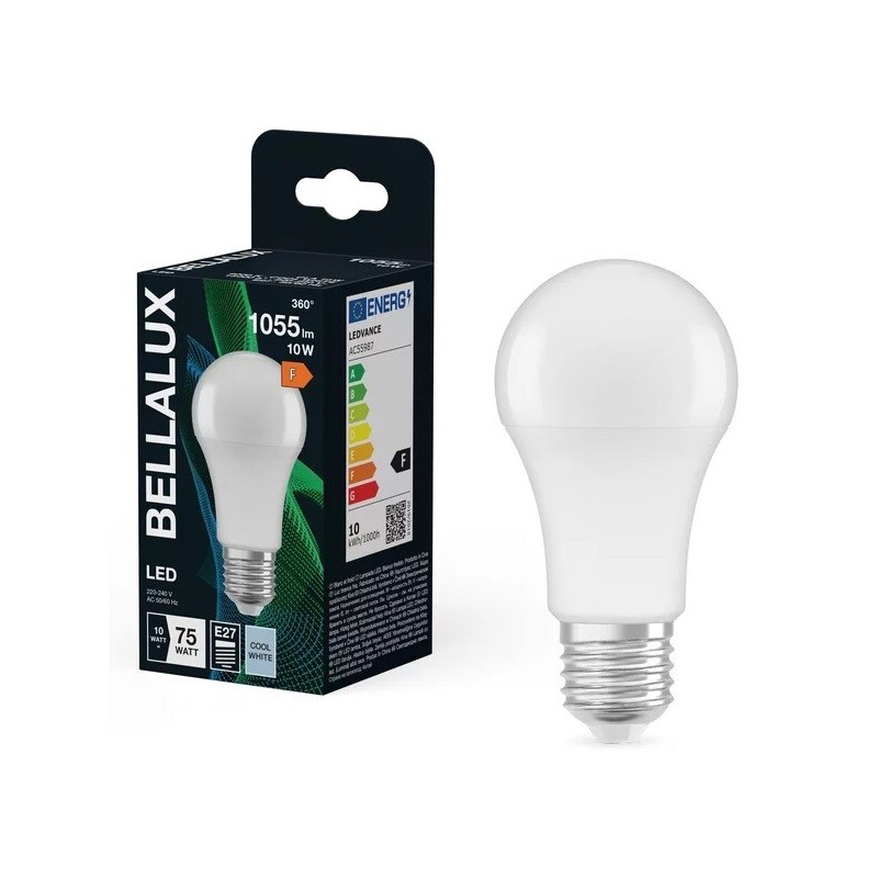 128125 LAMPARA STANDARD LED 10W E27 4000K BELLALUX 128125 LAMPARA STANDARD LED 10W E27 4000K BELLALUX