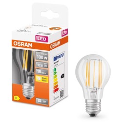 124707 LAMPARA STANDARD FIL LED E27 10W 2700K RETROFIT OSRAM