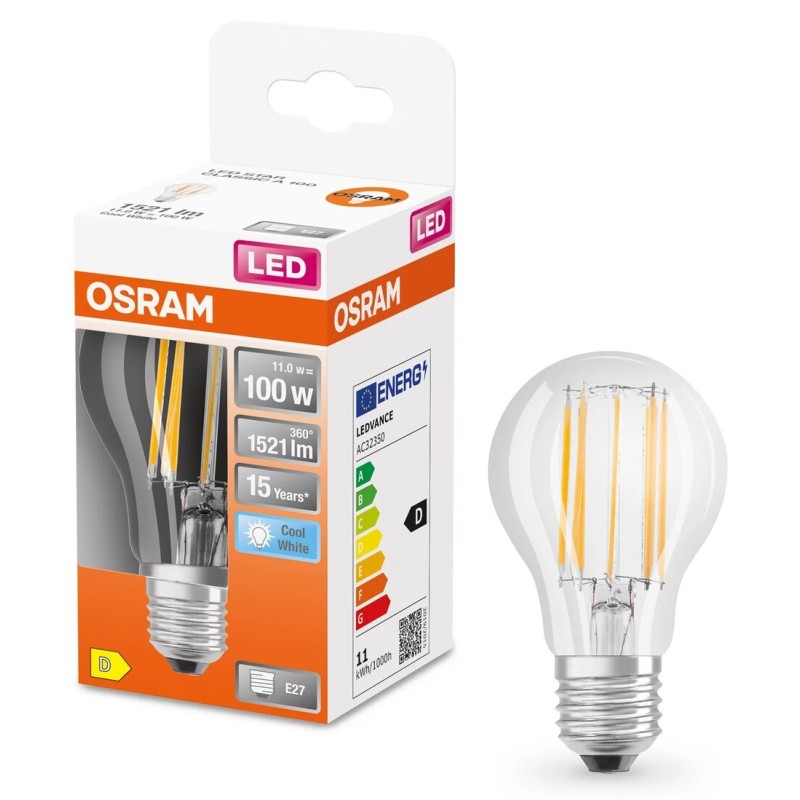 435285 LAMPARA STANDARD FIL LED E27 10W 4000K RETROFIT OSRAM