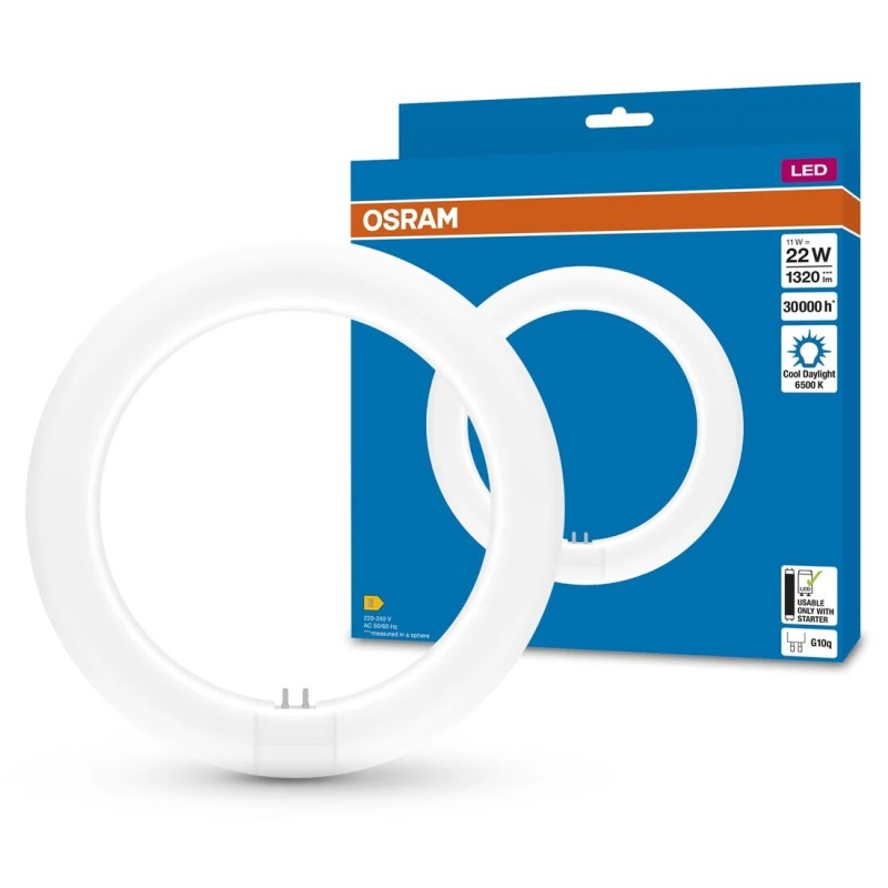 042645 TUBO CIRCULAR LED T9 G10Q 11W 6500K 212mm OSRAM