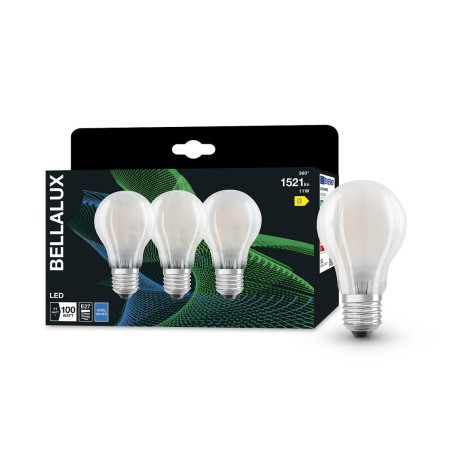 606418 3u LAMPARA STANDARD FIL LED MATE E27 11W 4000K BELLALUX
