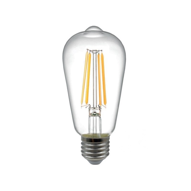 121171 LAMPARA PERA FIL LED ST64 E27 12W 4000K B&B 121171 LAMPARA PERA FIL LED ST64 E27 12W 4000K B&B