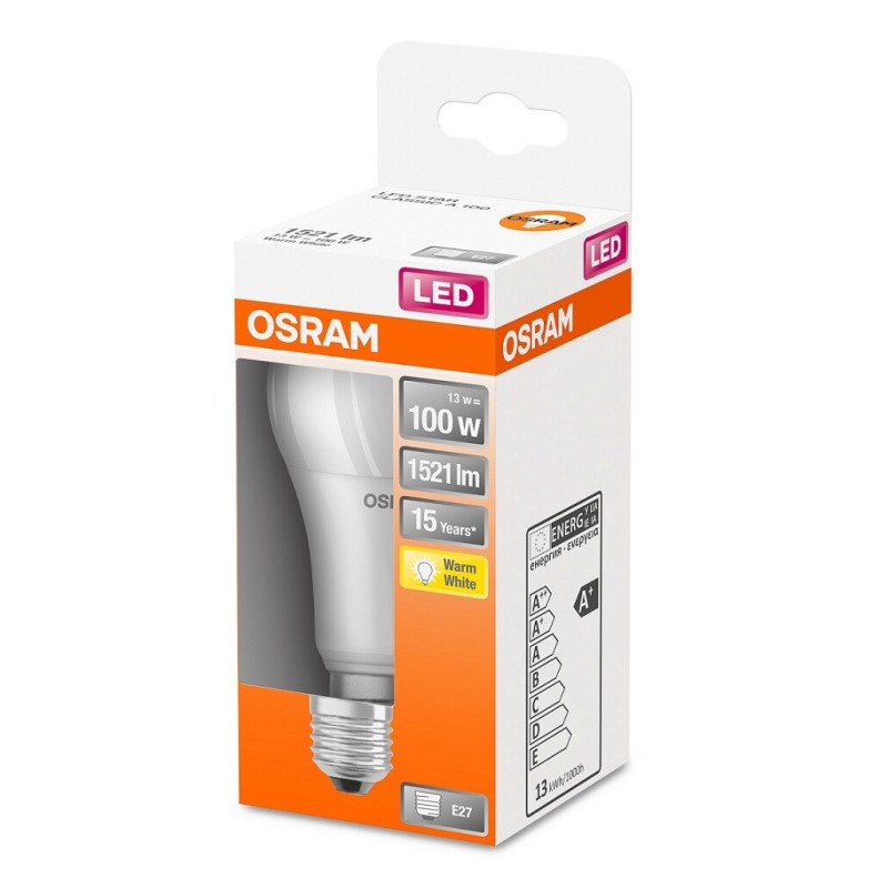 127029 LAMPARA STANDARD LED E27 13W 2700K STAR OSRAM 127029 LAMPARA STANDARD LED E27 13W 2700K STAR OSRAM