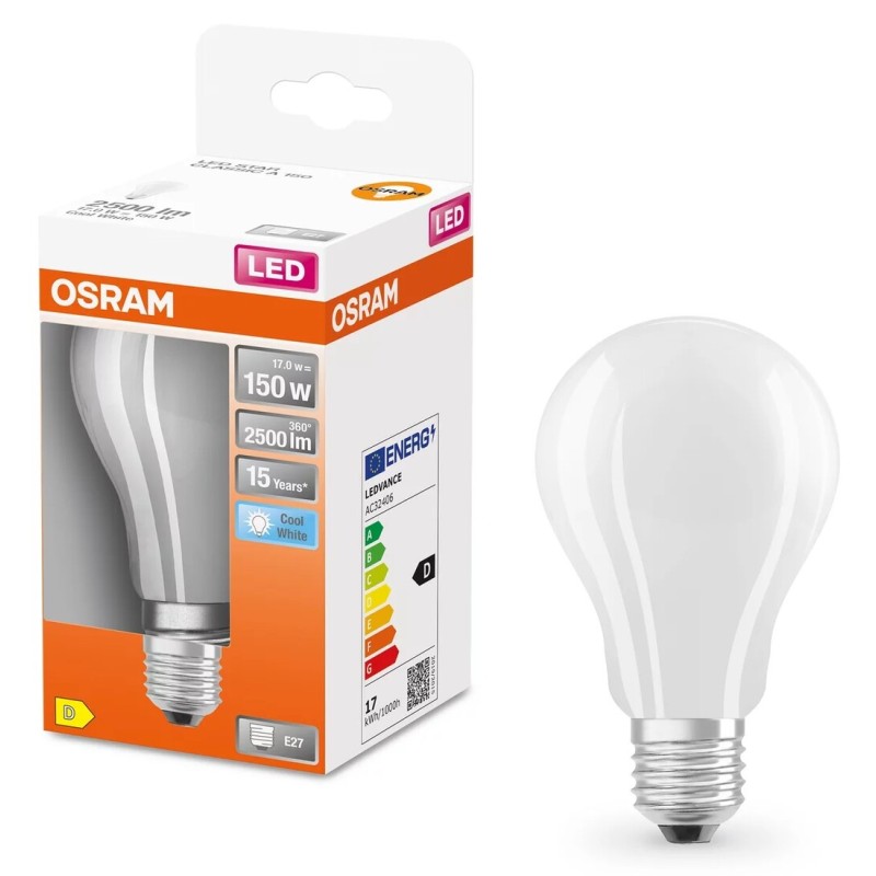 305038 LAMPARA STANDARD FIL LED MATE E27 16W 4000K RETROFIT OSRAM 305038 LAMPARA STANDARD FIL LED MATE E27 16W 4000K RETROFIT OSRAM
