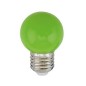 200605008 LAMPARA LED ESFERICA 1W E27 VERDE GSC
