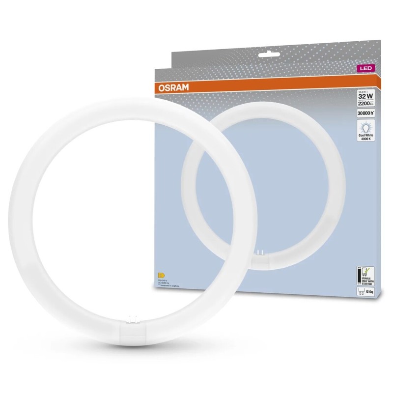042683 TUBO CIRCULAR LED T9 G10Q 18,3W 4000K 300mm OSRAM