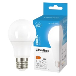 600010003 LAMPARA STANDARD LED E27 18W 6000K LIBERTINA