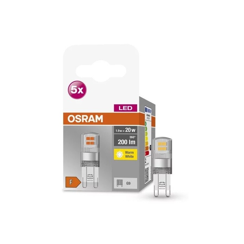 758049 5u LAMPARA LED G9 1,9W 2700K BASE OSRAM 758049 5u LAMPARA LED G9 1,9W 2700K BASE OSRAM