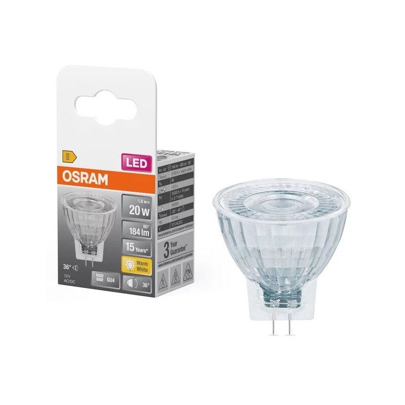 433403 LAMPARA LED GU4 2,5W 2700K 12V MR11 STAR OSRAM