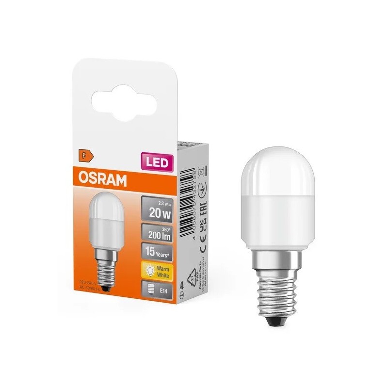 432758 LAMPARA T26 LED MATE E14 2,3W 2700K SPECIAL OSRAM