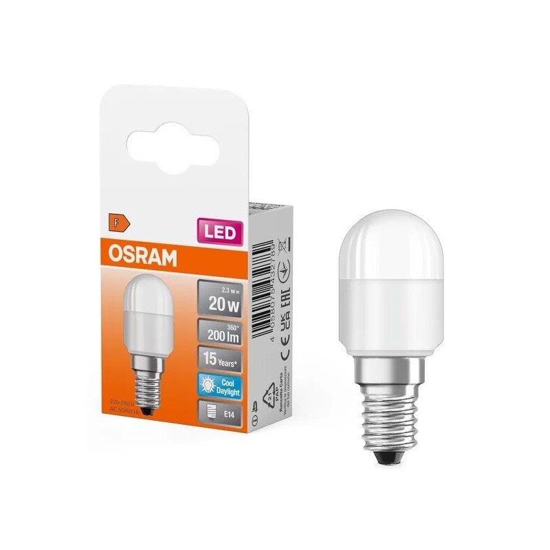 432789 LAMPARA T26 LED MATE E14 2,3W 6500K SPECIAL OSRAM