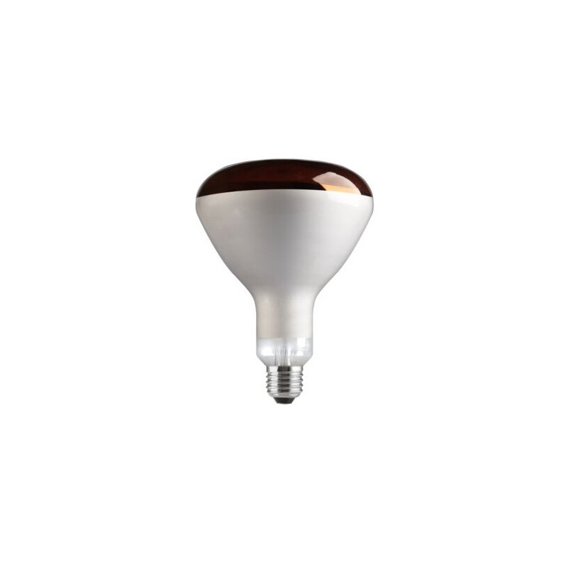 11861 LAMPARA INFRARROJOS E27 250W 230V ROJA CLAR