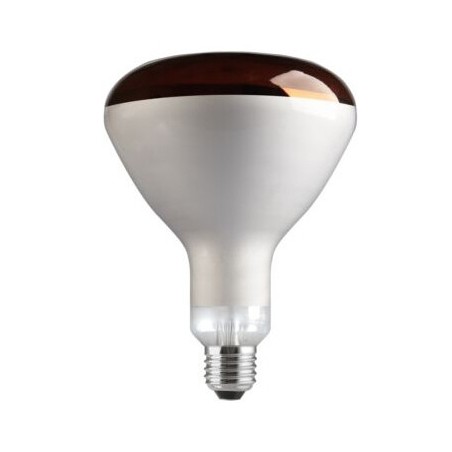 11861 LAMPARA INFRARROJOS E27 250W 230V ROJA CLAR