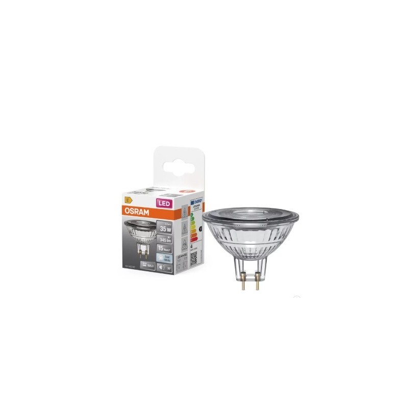 458309 LAMPARA MR16 LED GU5,3 3,4W 4000K 36° 12V LED STAR OSRAM
