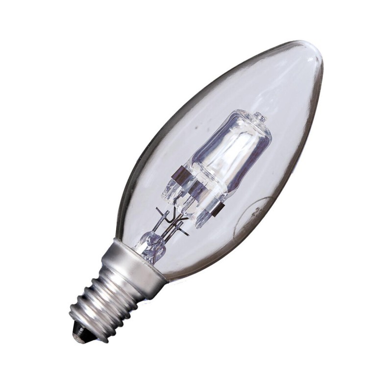 LAMPARA VELA HALOGENA CLARA 42W E14