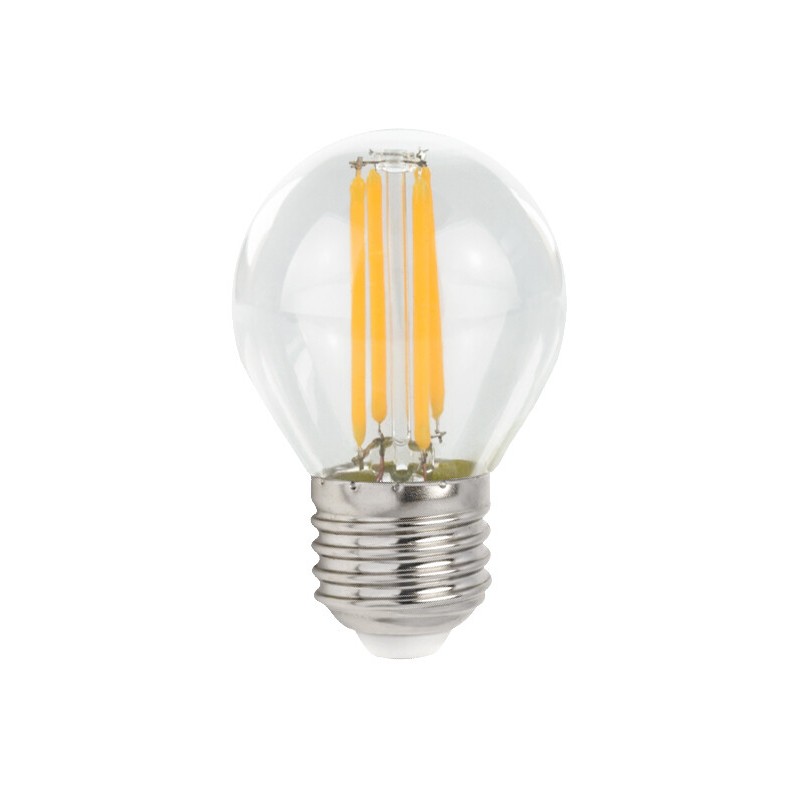 WOJ+14335 LAMPARA ESFERICA LED CRISTAL 4W E27 4000K SPECTRUM