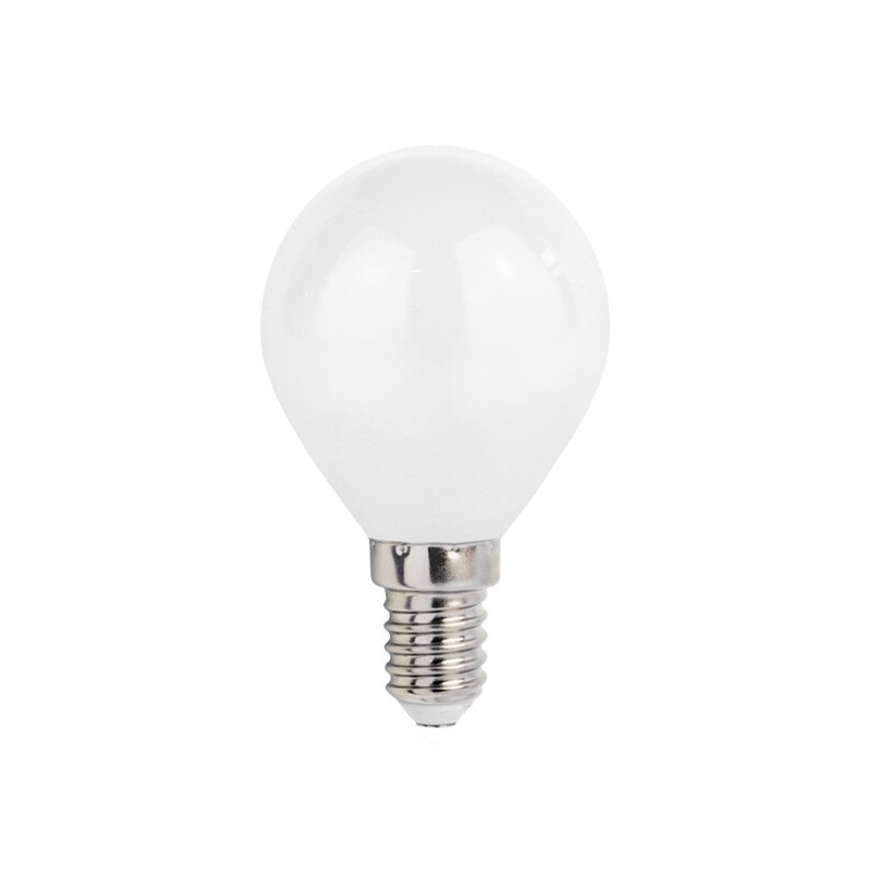 WOJ+14336 LAMPARA ESFERICA LED MATE CRISTAL 4W E14 4000K SPECTRUM